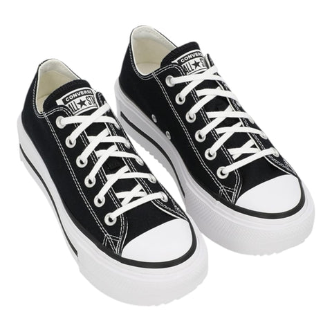 Converse CTAS Lift Double Stack OX - Black & White