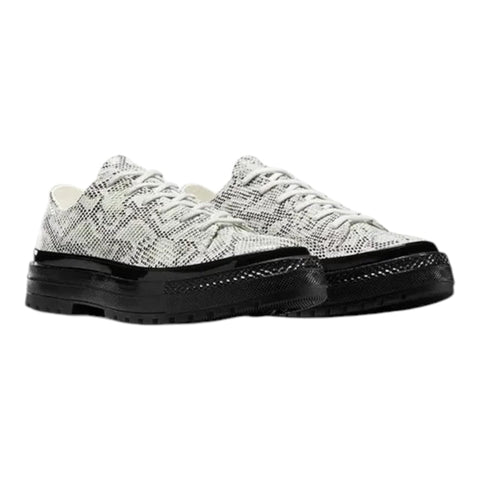 Allstar Formal Suede Snake Print Barely Grey
