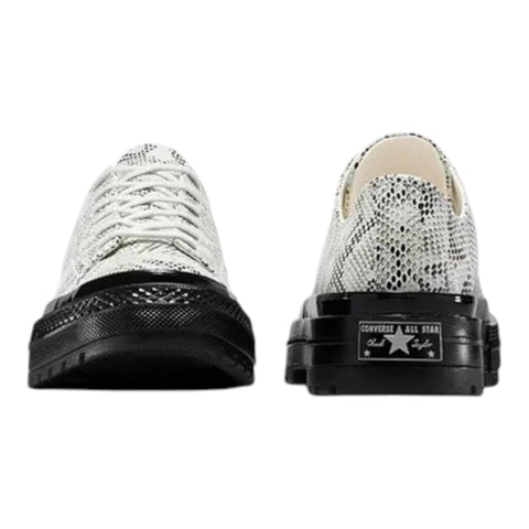 Allstar Formal Suede Snake Print Barely Grey