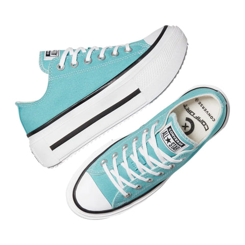 Converse Chuck Taylor All Star Lift Double Stack Platform - Infinity Pool/White