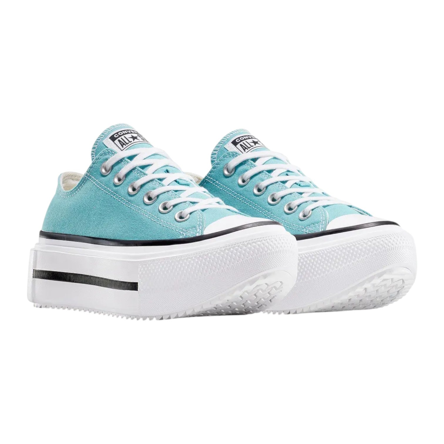 Converse Chuck Taylor All Star Lift Double Stack Platform - Infinity Pool/White