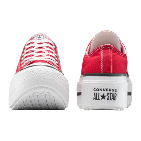 Converse Chuck Taylor All Star Lift Double Stack Platform - Red/Black