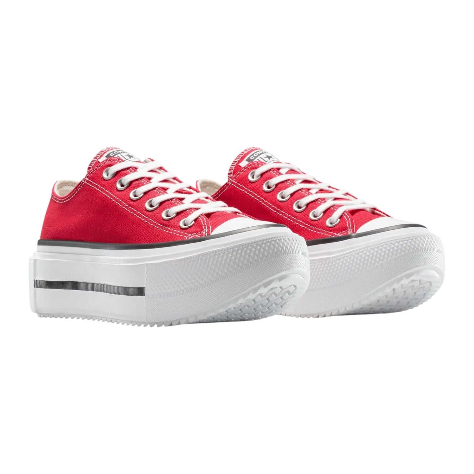 Converse Chuck Taylor All Star Lift Double Stack Platform - Red/Black