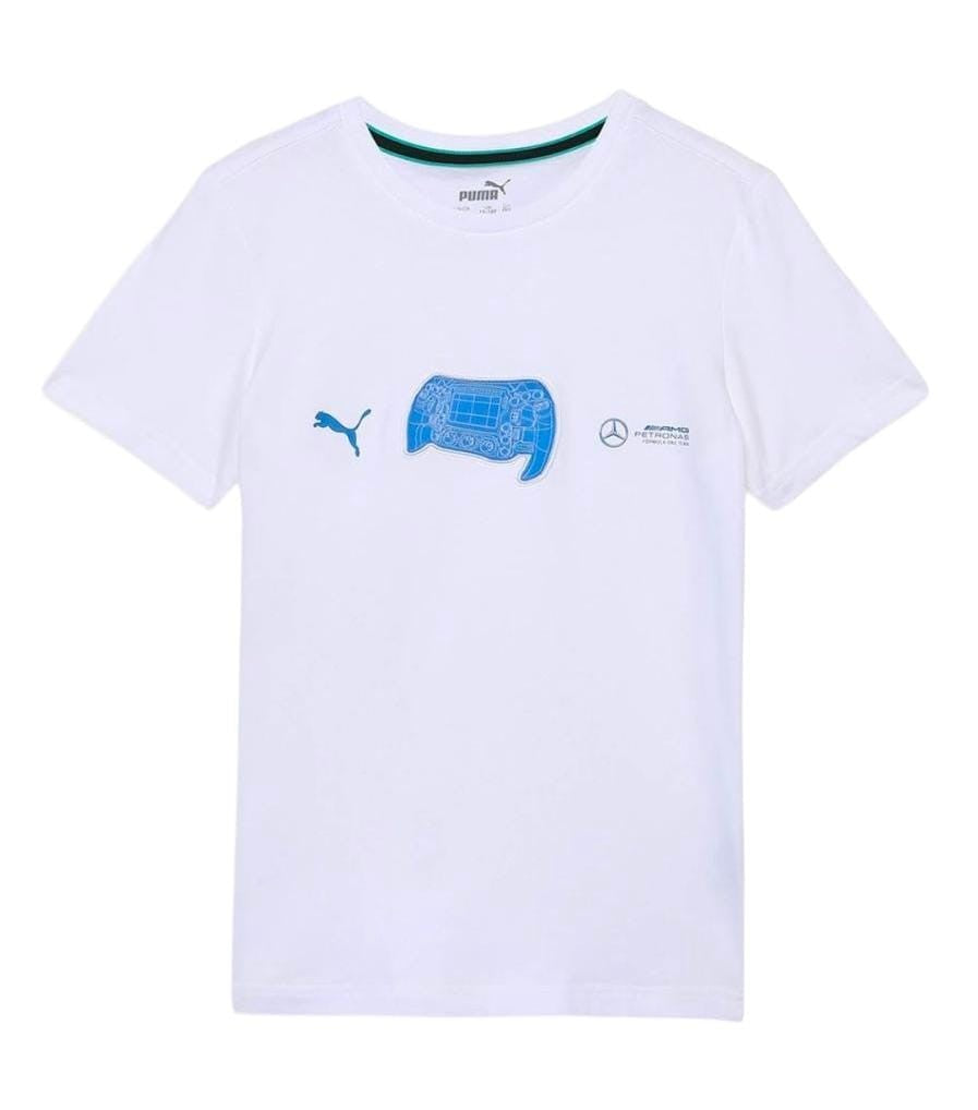 Puma Kids Crew Mapf1 Amg Graphic White/Blue