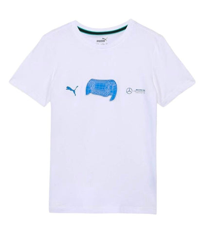 Puma Kids Crew Mapf1 Amg Graphic White/Blue