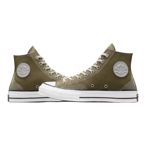 Converse All Star Chuck 70 Hi Multi Stitch Moss