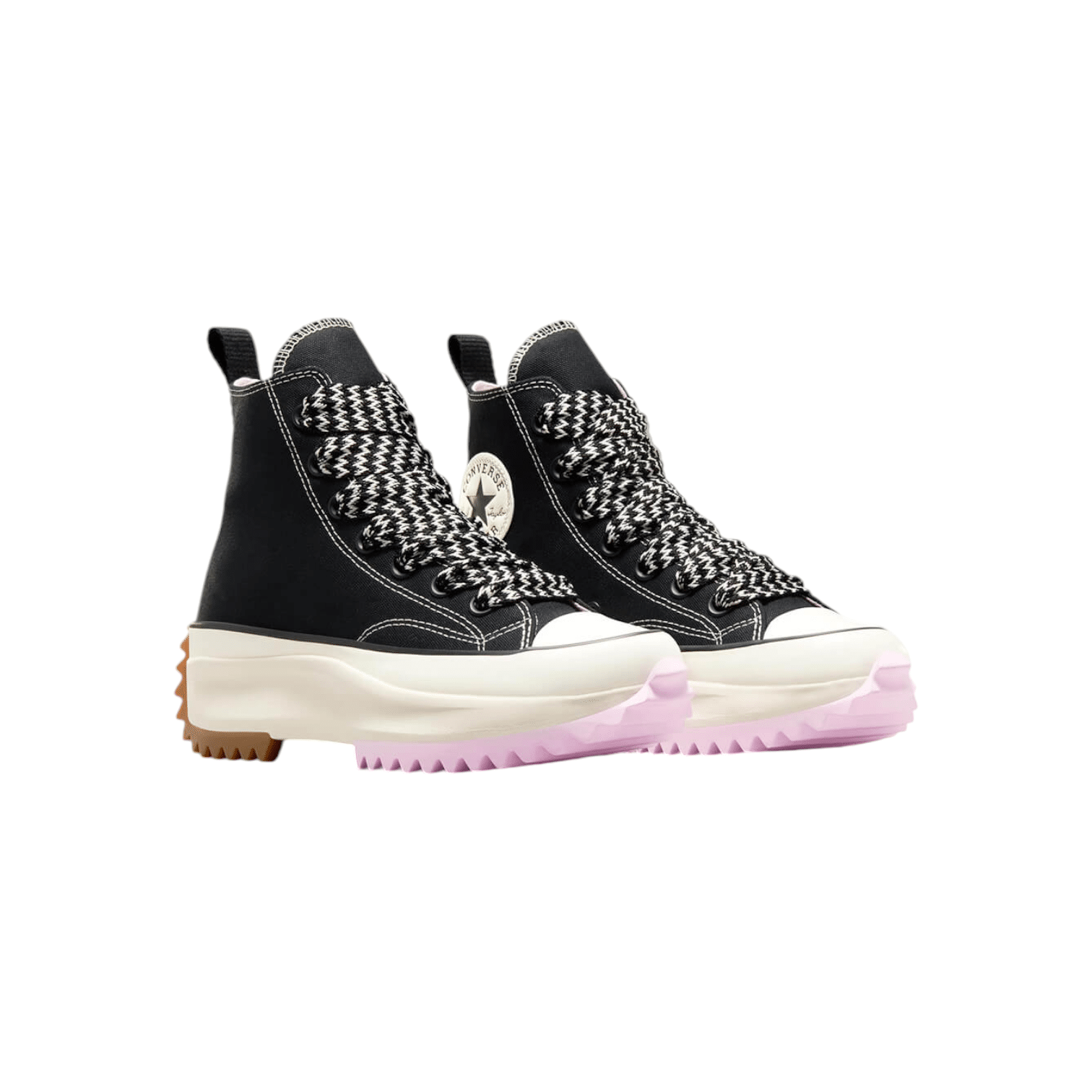 Converse Run Star Hike Hi Platform Black/Pink