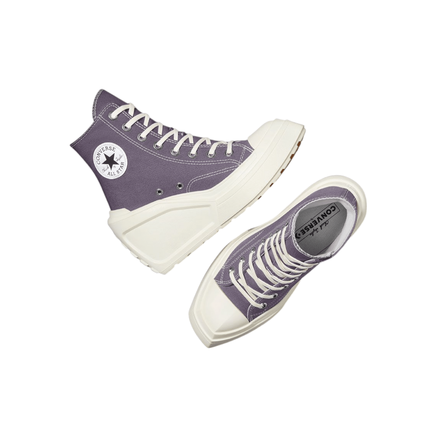 Converse Chuck 70 De Luxe Wedge Hi Lavender Ash
