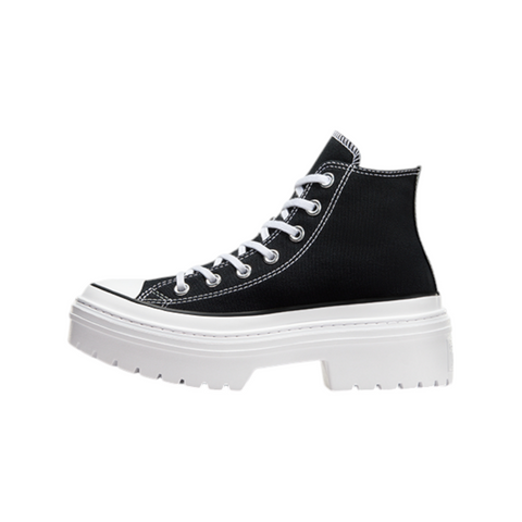 Converse Allstar Lugged Heel Platform Black And White