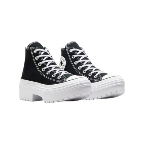 Converse Allstar Lugged Heel Platform Black And White