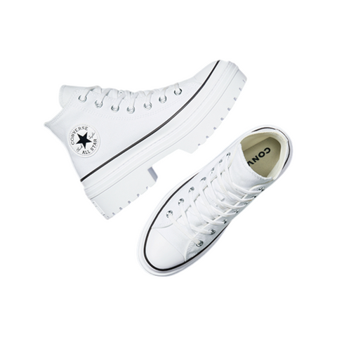 Converse Allstar Lugged Heel Platform White And Black