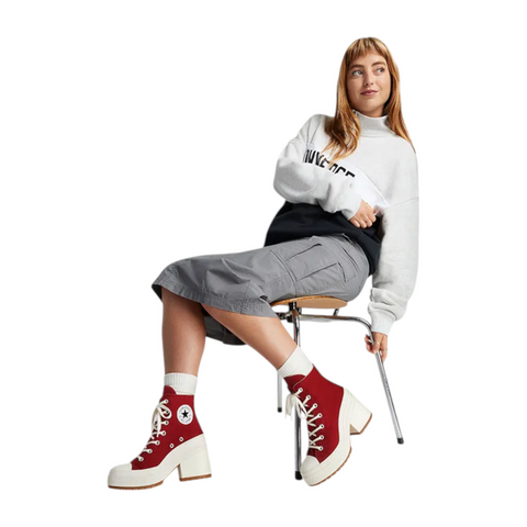 Converse Chuck 70 De Luxe Heel Hi - Park Red