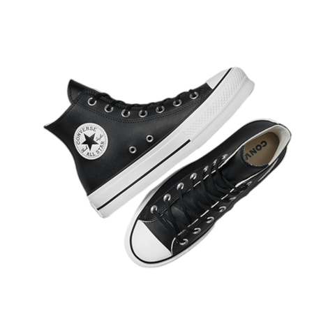 Converse Chuck Taylor AS Lift Leather Platform Hi Black