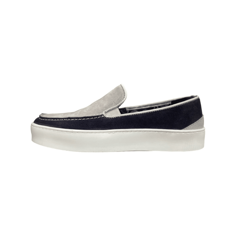Rossimoda Slip On Ghirlanda Suede Navy/Grey