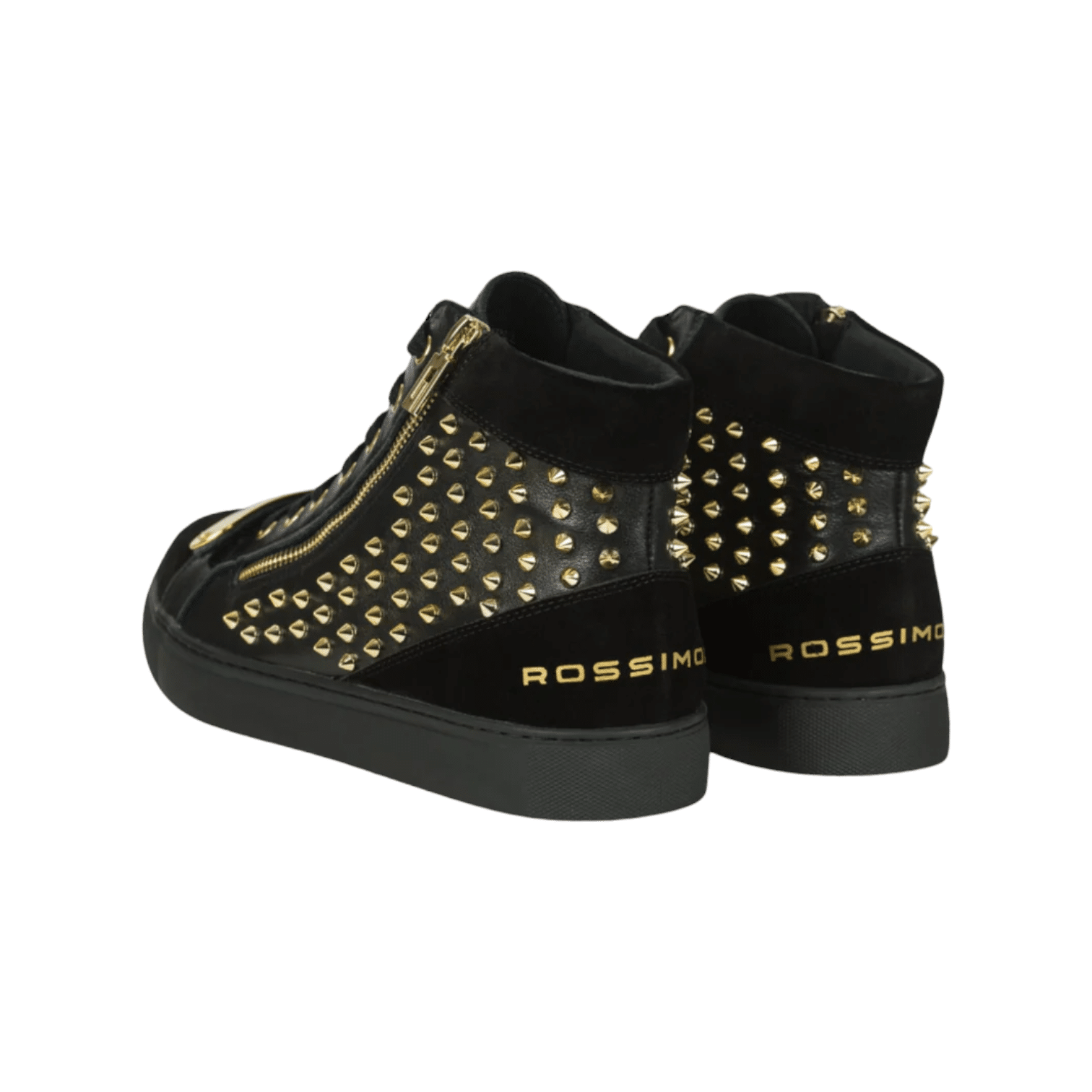 Rossimoda Alta Hi Pelliccia Sneaker Black