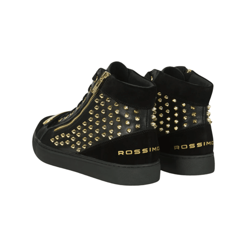 Rossimoda Alta Hi Pelliccia Sneaker Black