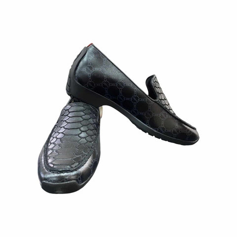 Rossimoda Loafer Floral Boom Black