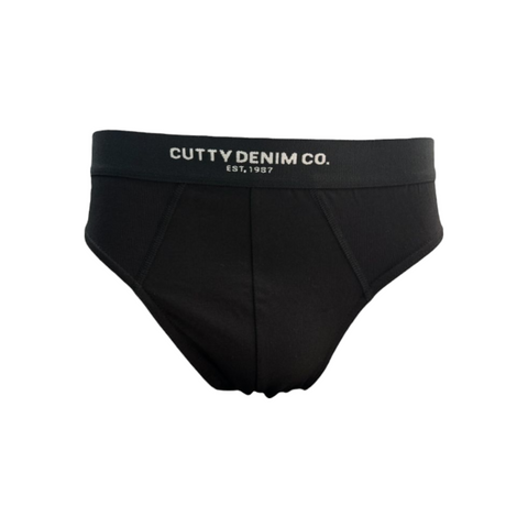 Cutty Cotton Briefs 3-Pack Emerald/Black/Blue