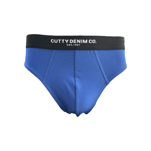 Cutty Cotton Briefs 3-Pack Maroon/Grey/Blue