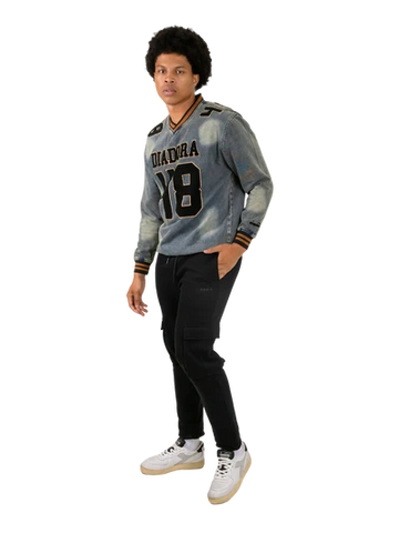 Diadora Piero Sweater Dark Denim