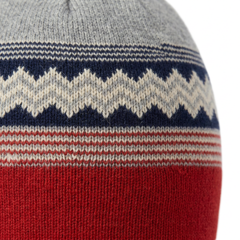 Strachan Chev Plain Red/Navy Beanie