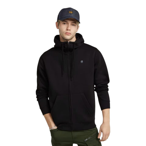 G-Star Core Zip Thur Hoodie - Dark Black | Premium Men's Hoodie
