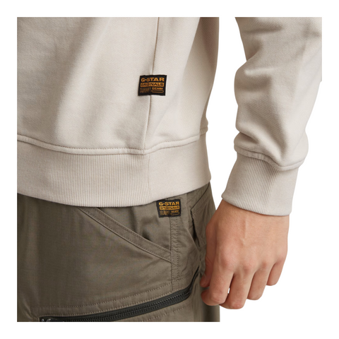 G Star Construction Sweater Cream
