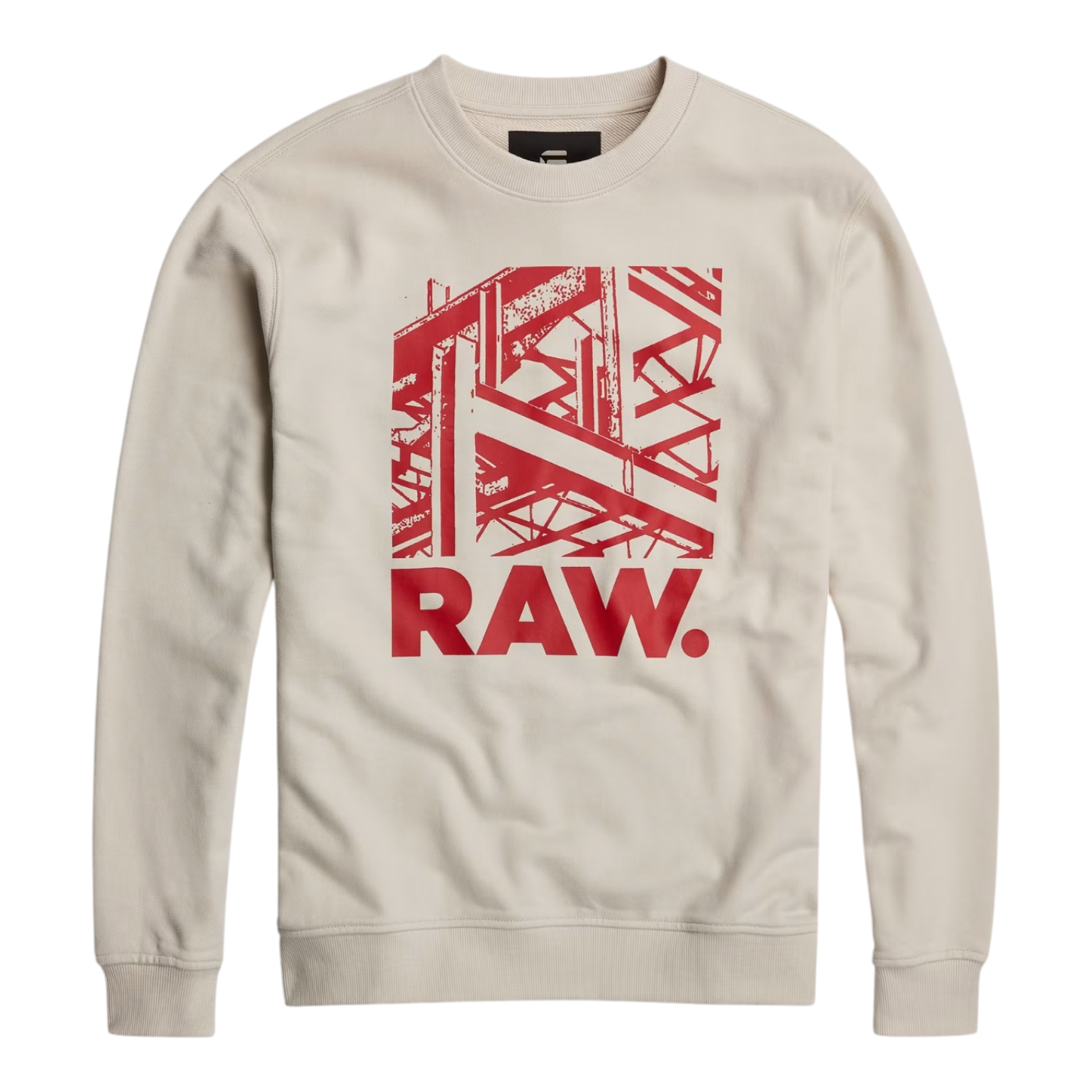 G Star Construction Sweater Cream