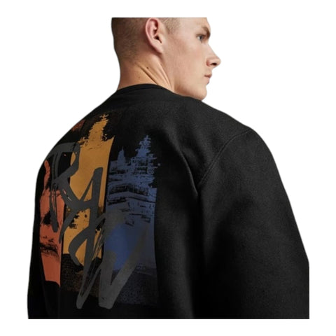G Star Sweater Flight Deck Back Graphic Black