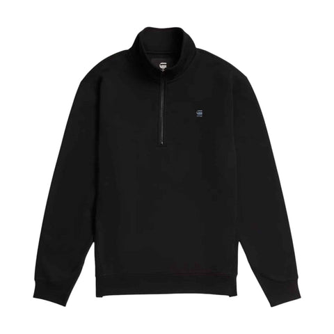 G Star Sweater Premium Core Half Zip Black