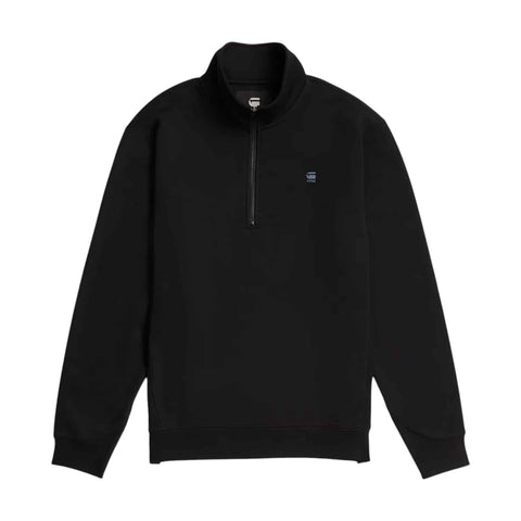G Star Sweater Core Half Zip Black