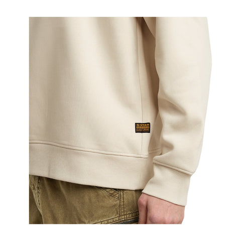 G Star Running Dog Sweater - Whitebait Cream