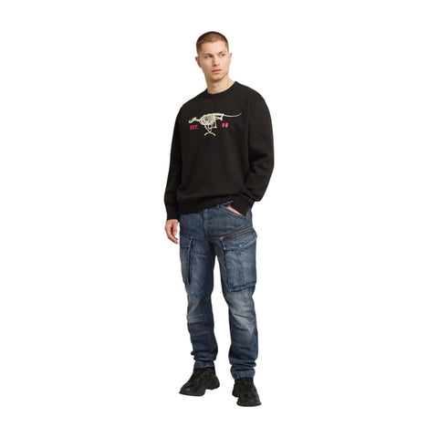 Gstar Sweater Running Dog Back Black