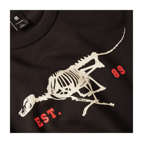 Gstar Sweater Running Dog Back Black