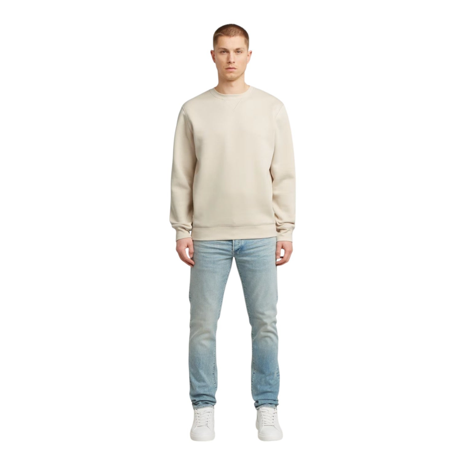 G Star Premium Core Sweater - Beige
