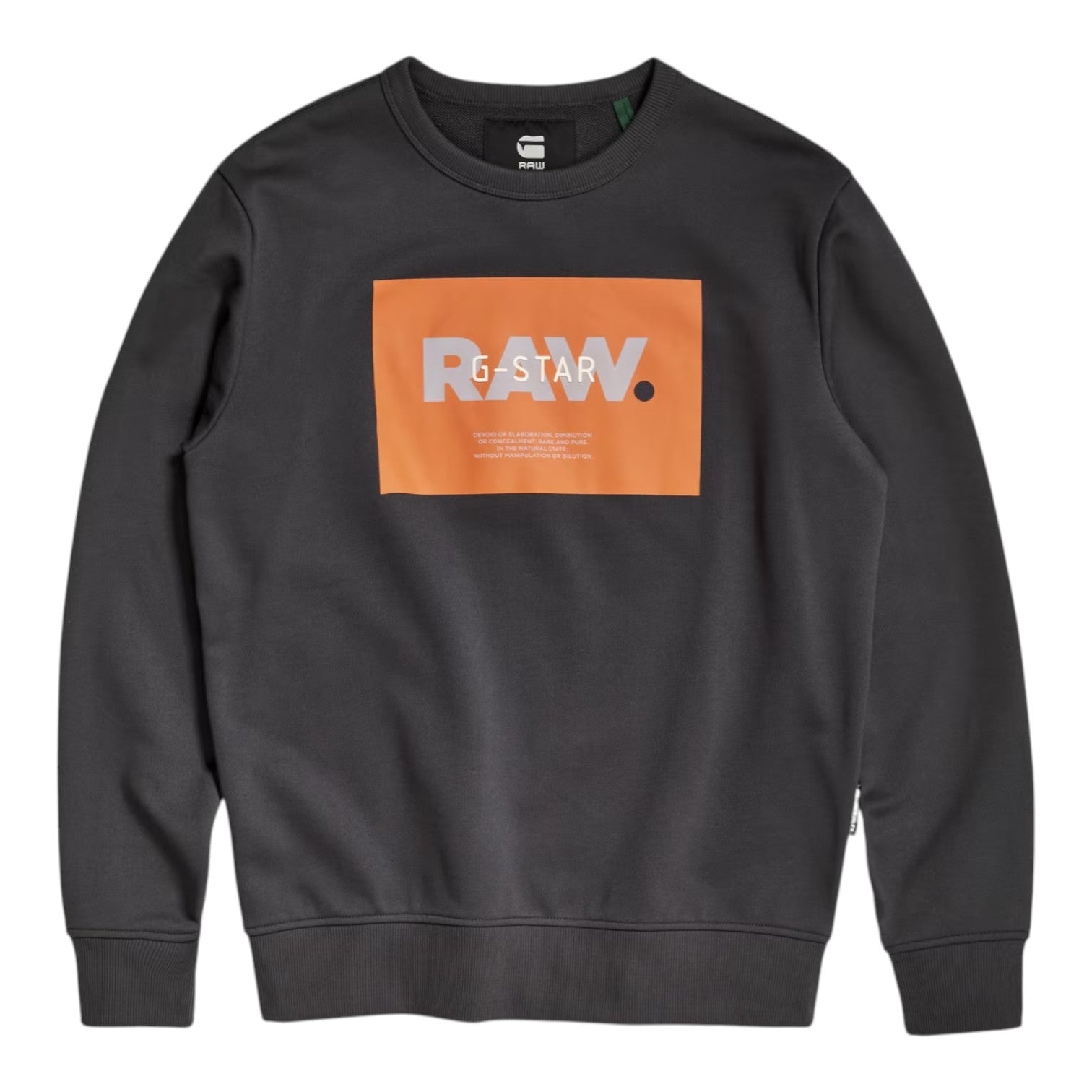 G Star Originals Logo Sweater - Medium Blue