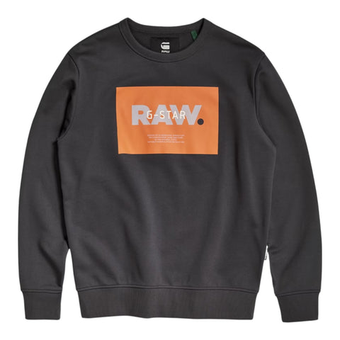 G Star Originals Logo Sweater - Medium Blue