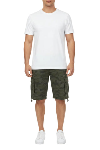 Cutty Bermuda Mortar Cargo Olive Camo Shorts