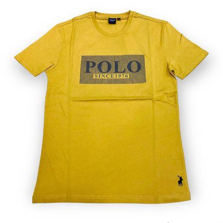 Polo T-Shirt Print Mustard