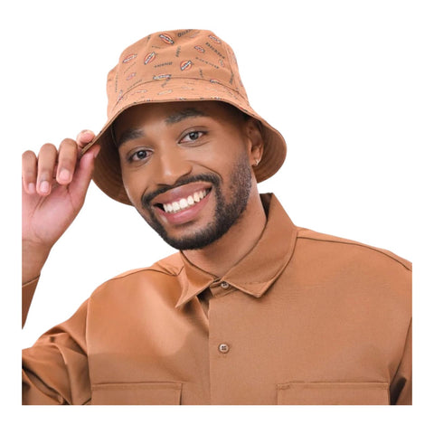 Dickies Reversible Bucket Hat – Brown/Multi