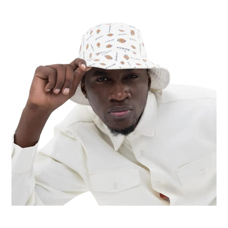 Dickies Reversible Bucket Hat – Stone/White Multi