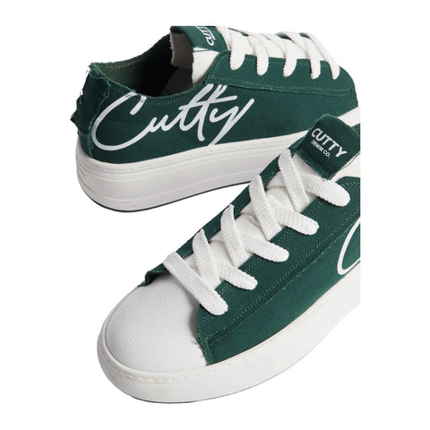 Cutty Tampa Low Sneaker – Green | Stylish Men’s Canvas Low‑Top