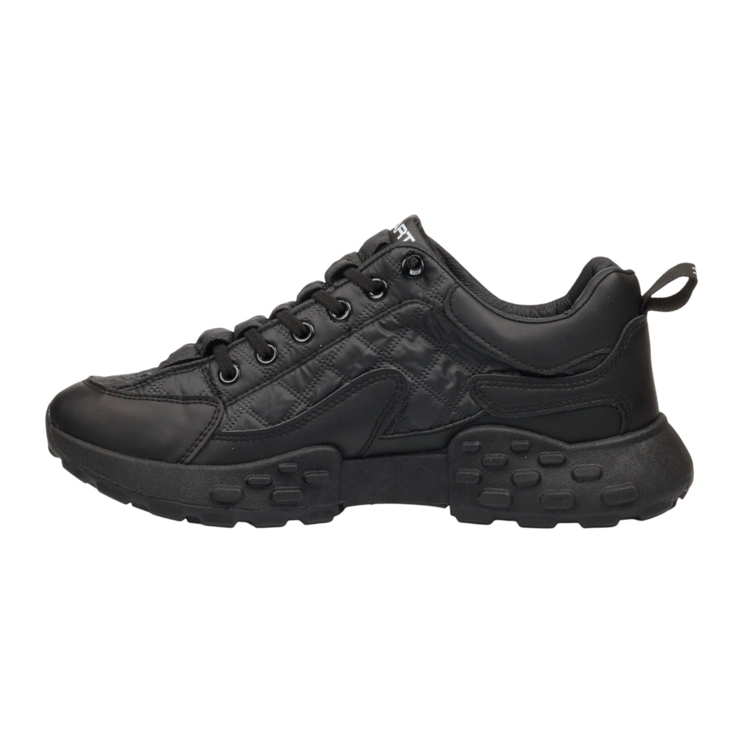 UrbanArt Palaid 4 Lycra Almond Toe Sneakers - Mono Black