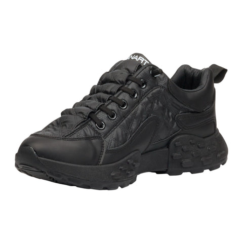 UrbanArt Palaid 4 Lycra Almond Toe Sneakers - Mono Black