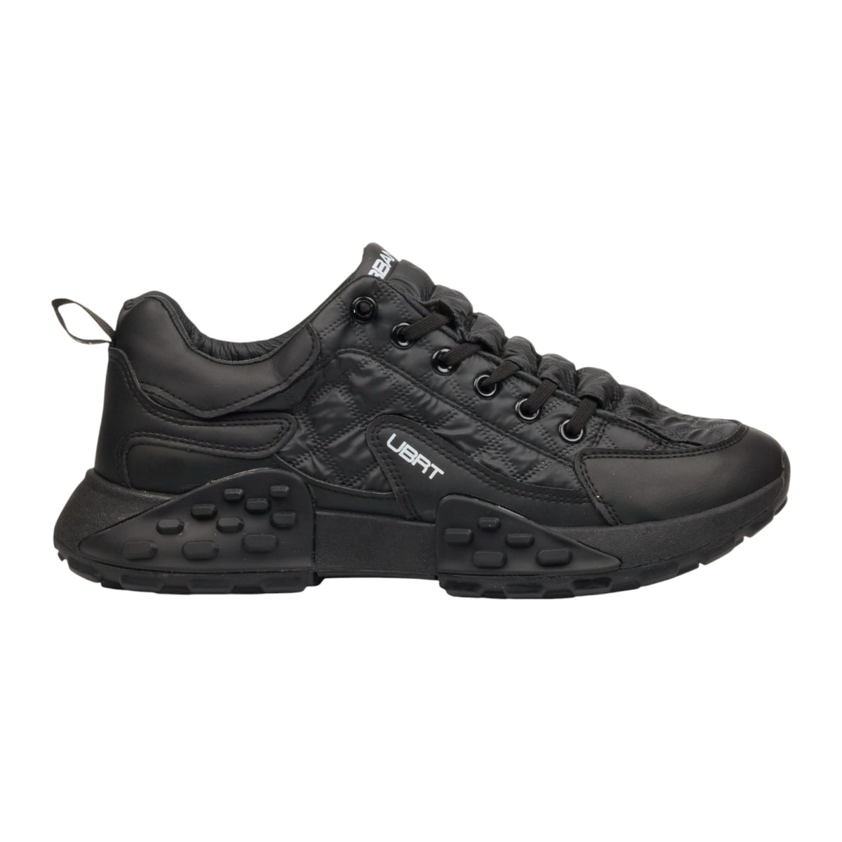 UrbanArt Palaid 4 Lycra Almond Toe Sneakers - Mono Black