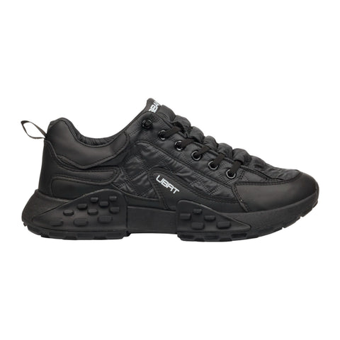 UrbanArt Palaid 4 Lycra Almond Toe Sneakers - Mono Black