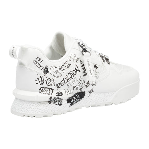 UrbanArt PLAY 1 Printed - White/Black