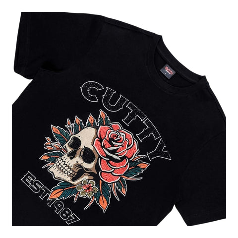 Cutty Crew T-shirt Rahm - Black
