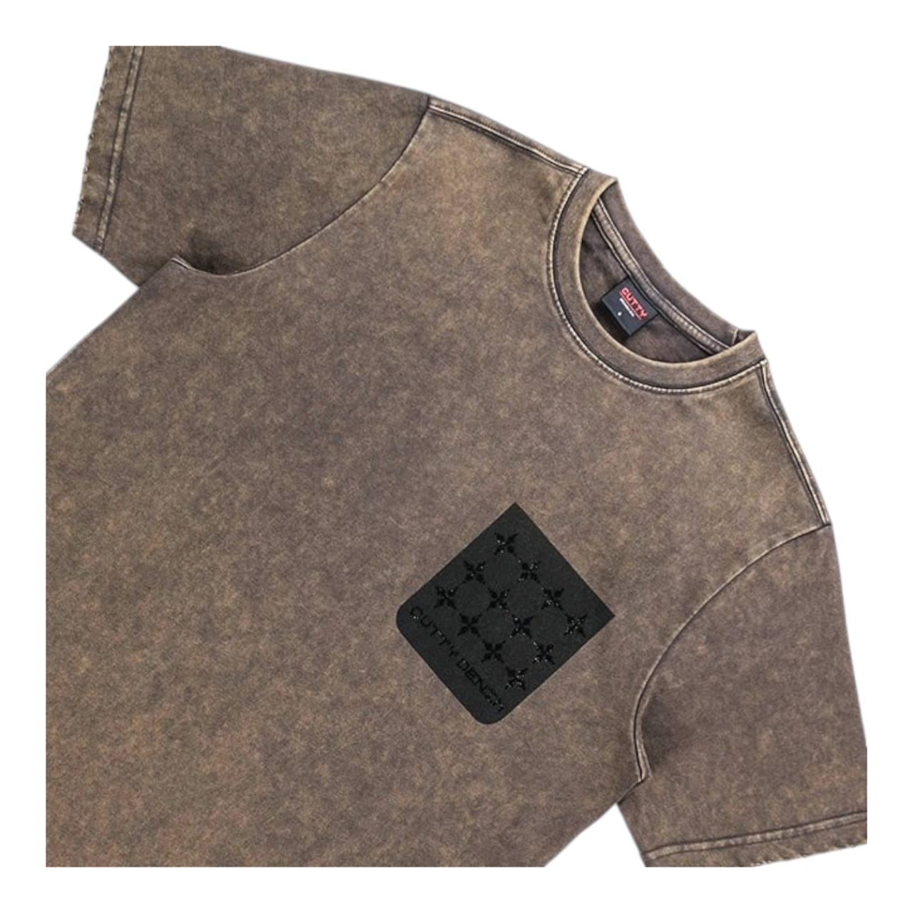 Cutty Ward Crew T-shirt - Sand Olive