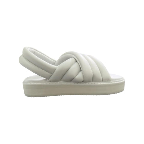 Jonathan D Sandal Puffed Slide Smoke Grey